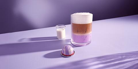 Iced Ube Lavender Vanilla Coconut Latte| Recipes | Nespresso LB