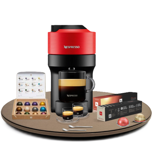 Pack Vertuo Pop + 2 Tasses Vertuo Espresso + Assortiment de 20 capsules