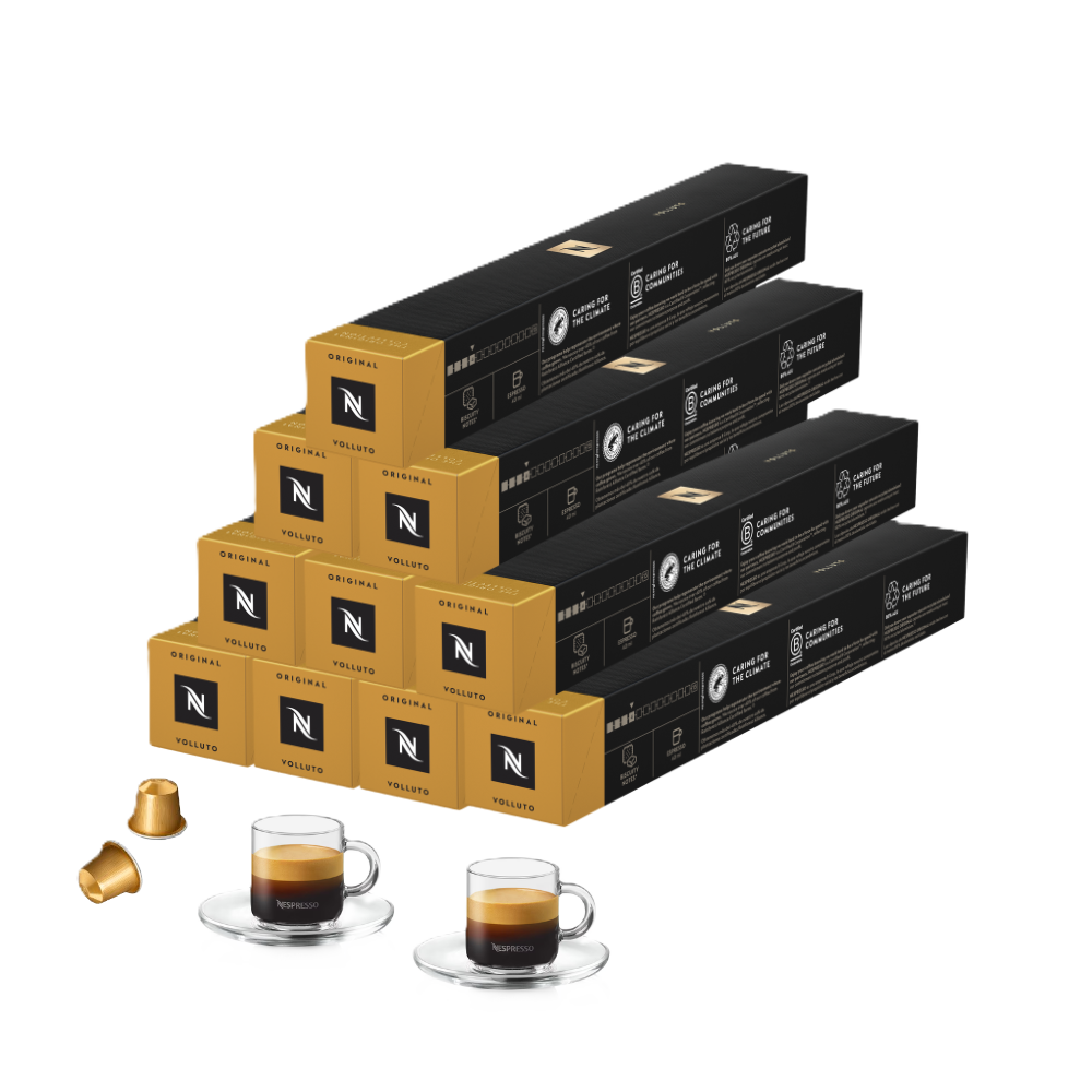 Pack Volluto 100 capsules + 2 Tasses Espresso