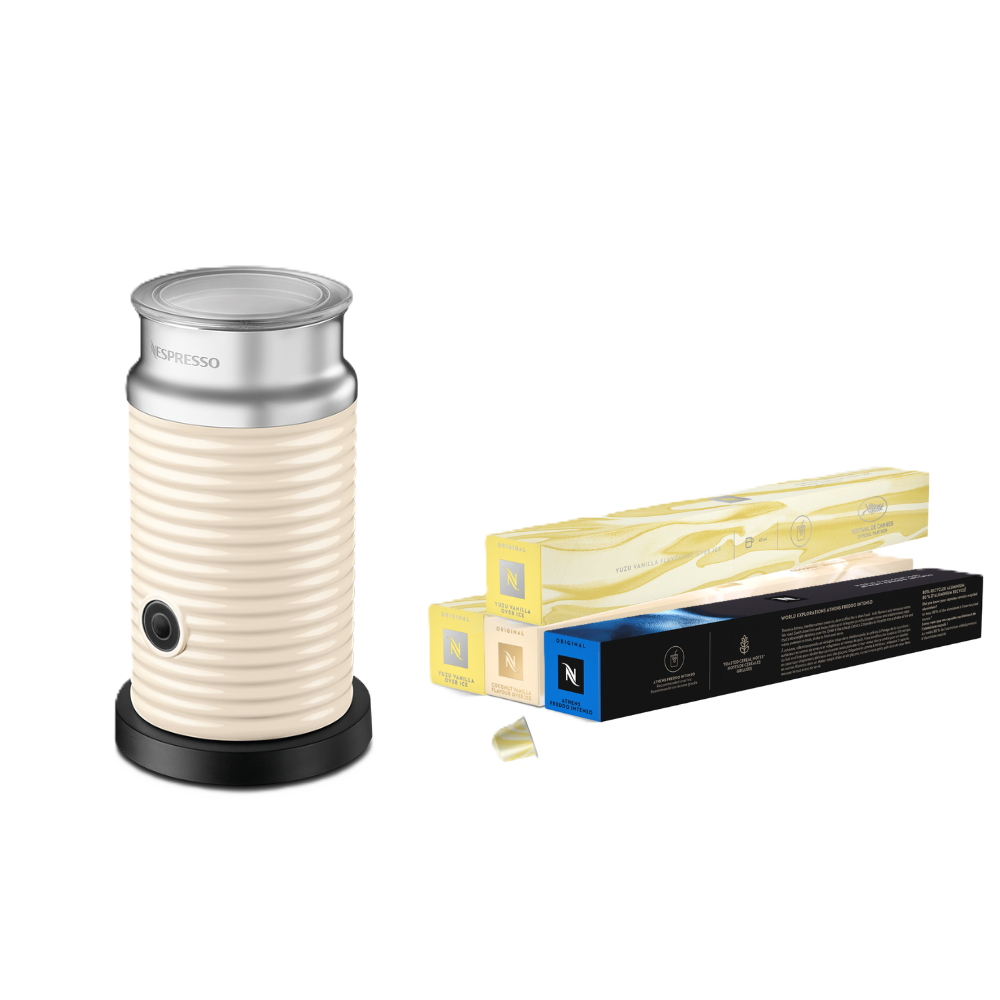 Pack Aeroccino Blanc + 40 Capsules 