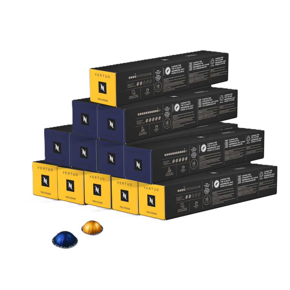 Pack 120 Capsules Vertuo Nespresso Best Seller 