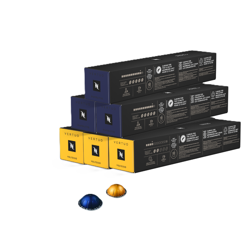 Pack 60 Capsules Vertuo Nespresso Best Seller 
