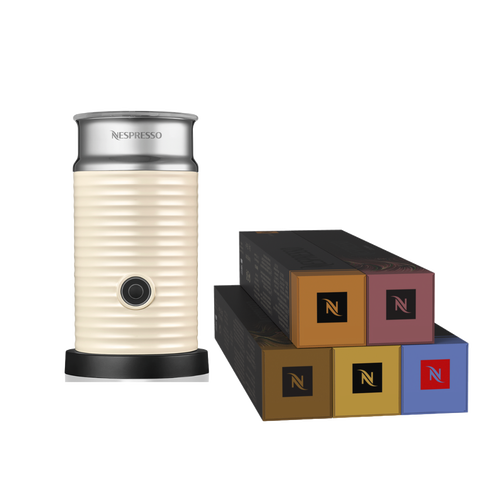 Pack Aeroccino Blanc + 40 Capsules