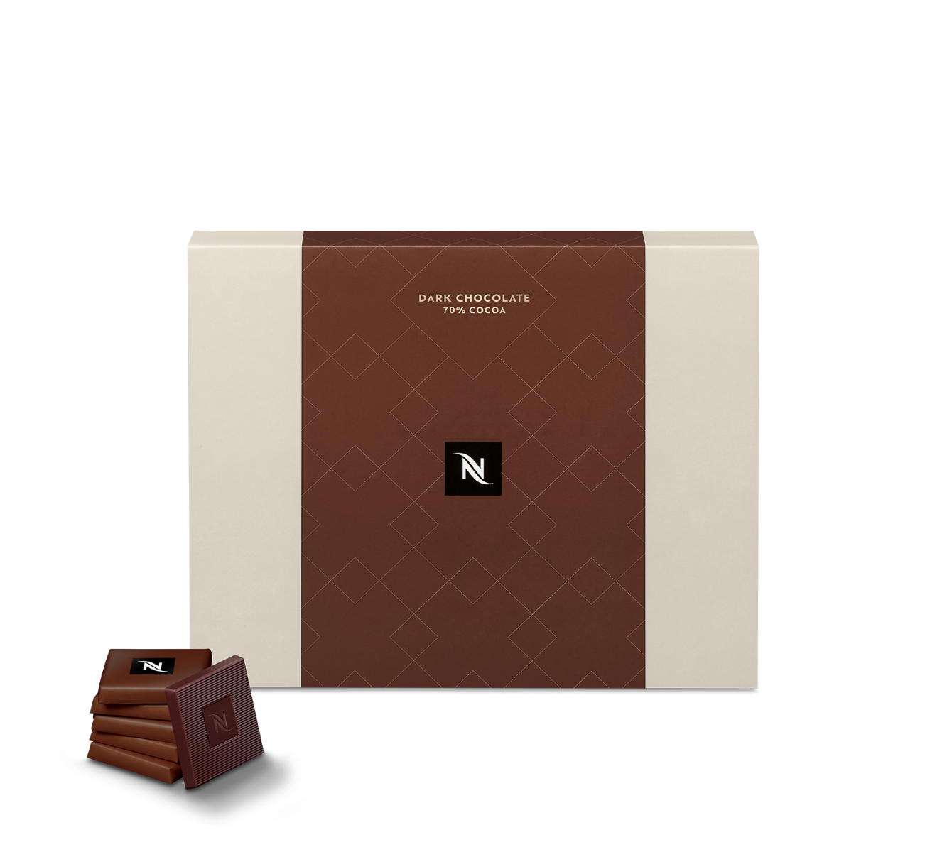 Carrés de Chocolat Noir