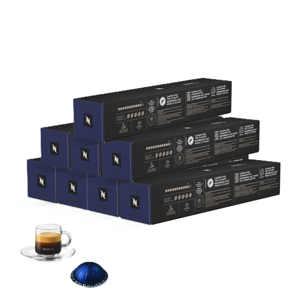 Assortiment Caf&eacute;s Diavolitto 80 capsules