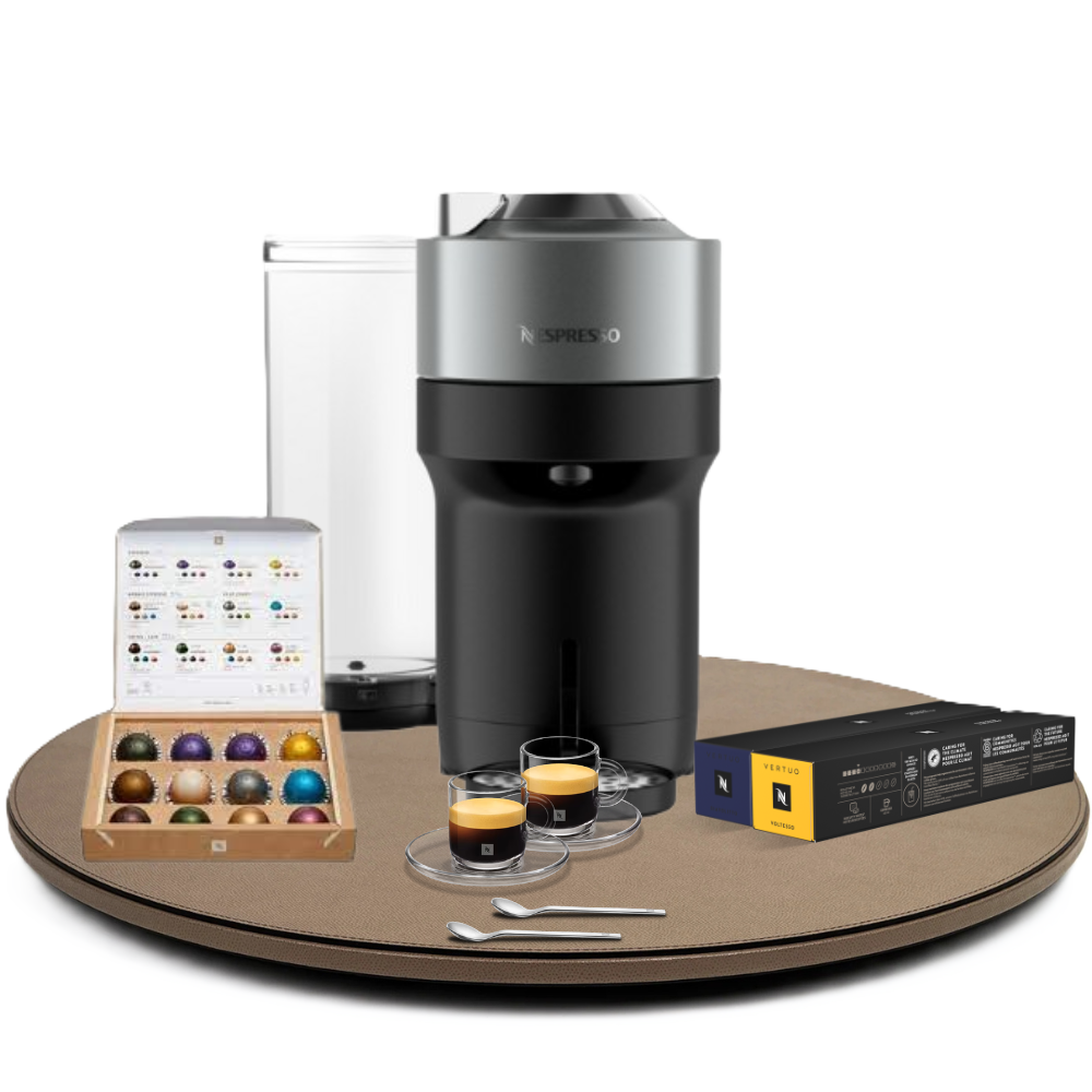 Pack Vertuo Pop Plus + 2 Tasses Vertuo Espresso + Assortiment de 20 capsules 