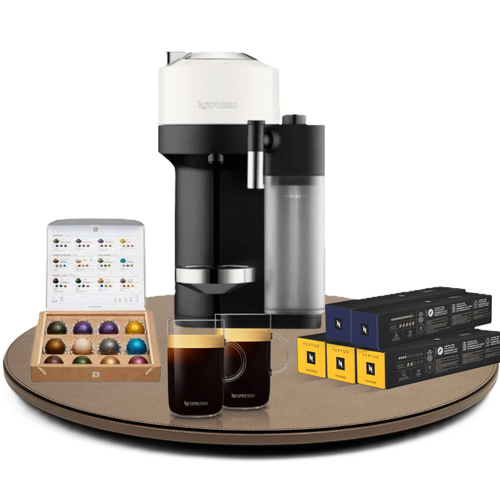 Pack Vertuo Lattissima + 2 Tasses Vertuo Mug + Assortiment de 50 capsules