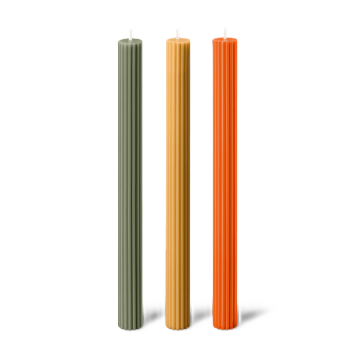 Candles Falling Leaves