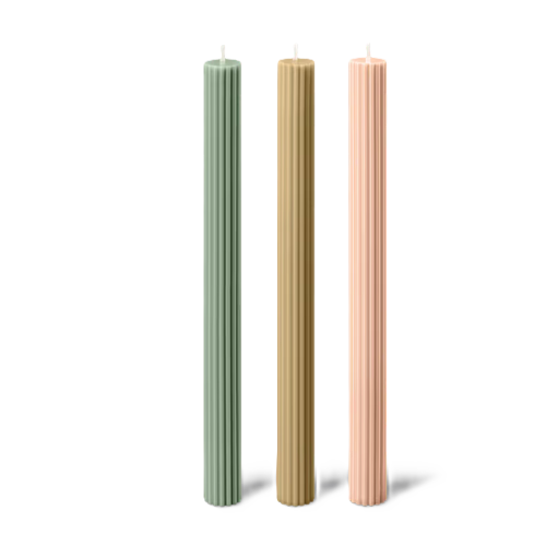 Candles Blooming Flowers