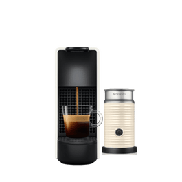 Essenza White+Aeroccino | Coffee machines | Nespresso Morocco Essenza White+Aeroccino | Coffee machines | Nespresso Morocco
