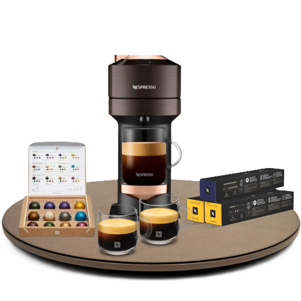 Pack Vertuo Next Premium + Set vertuo lungo + Assortiment de 30 capsules 