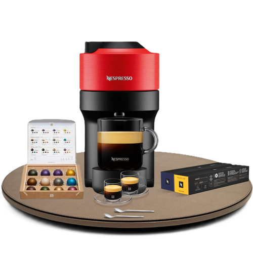 Pack Vertuo Pop + 2 Tasses Vertuo Espresso + Assortiment de 20 capsules