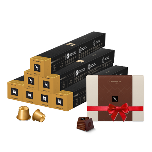 Pack Volluto 70 capsules + Une Boite de Chocolats
