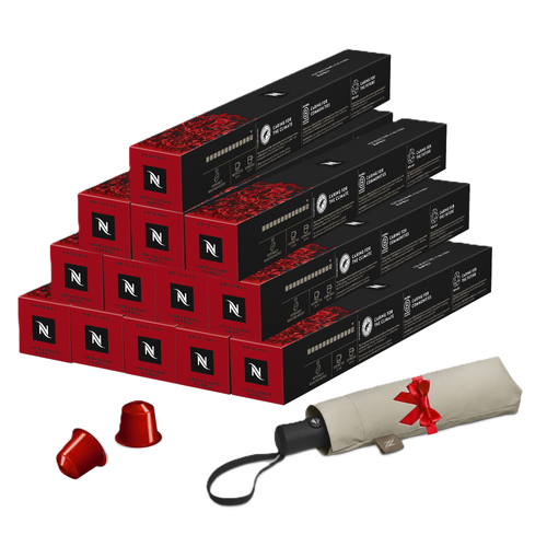 Pack Ispirazione Napoli 130 capsules + Umbrella Nespresso