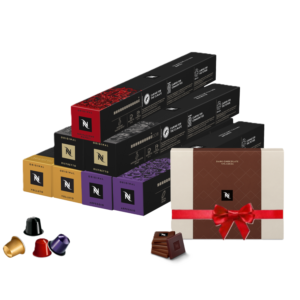 Pack Best Seller 70 capsules + Une Boite de Chocolats
