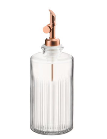 Ribbed Glass Tumbler