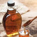 Drizzle of Mapple syrup