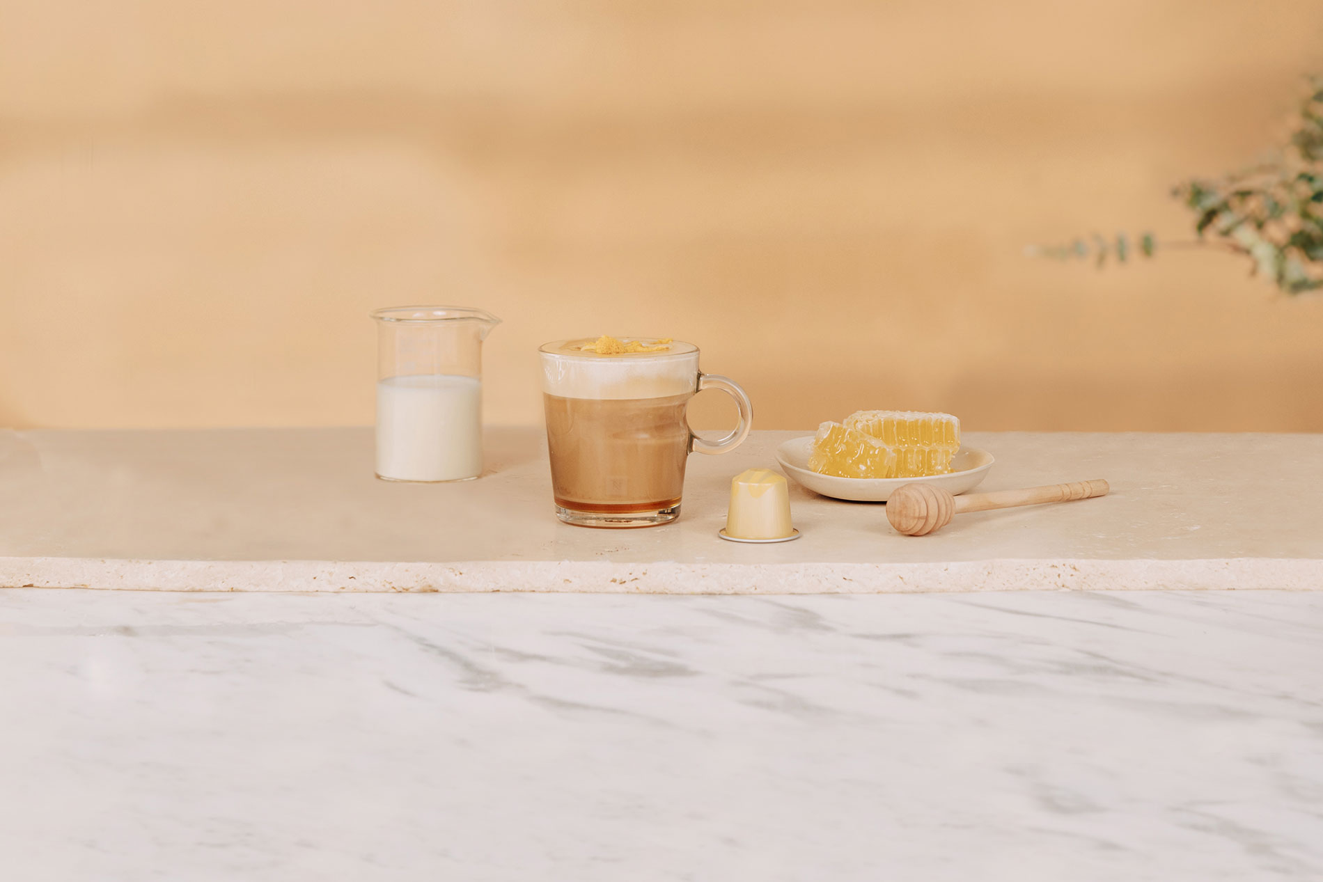 Honey and Vanilla Latte with Original Vanilla Éclair Nespresso NZ