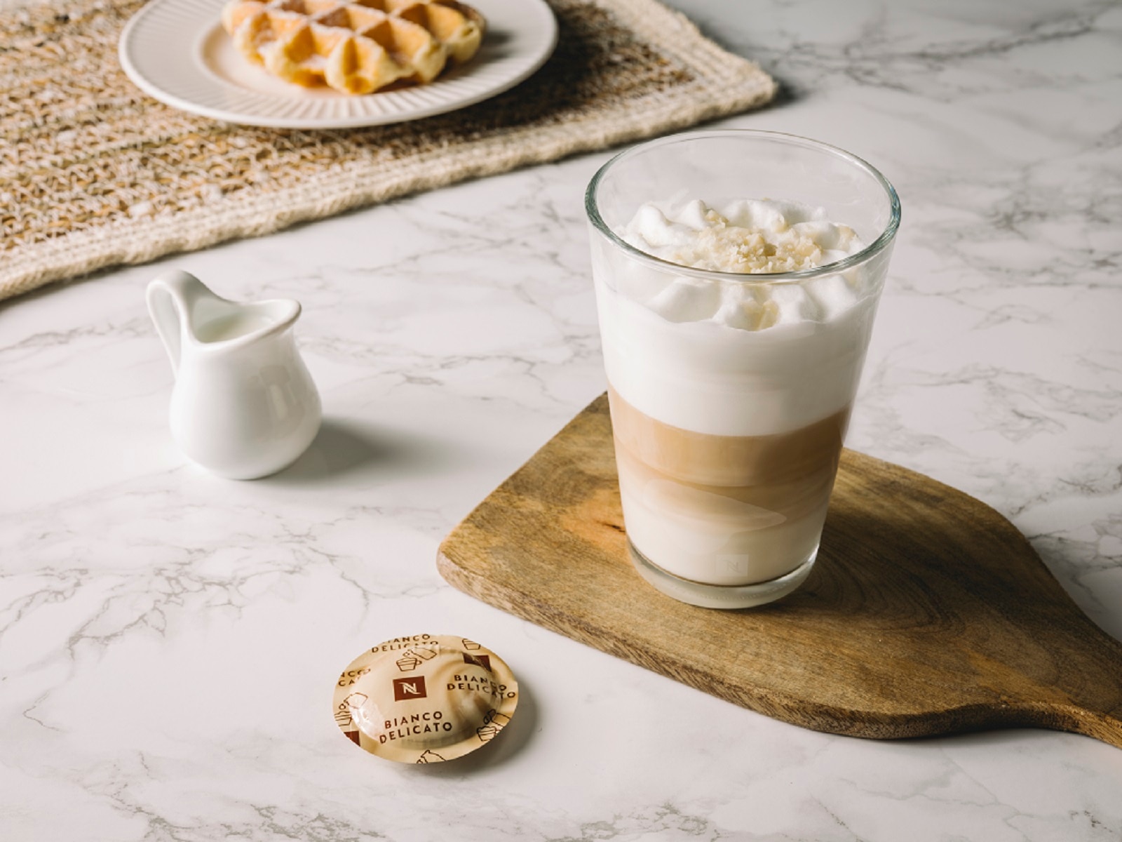 Latte Macchiato Maple Syrup Macadamia Nut