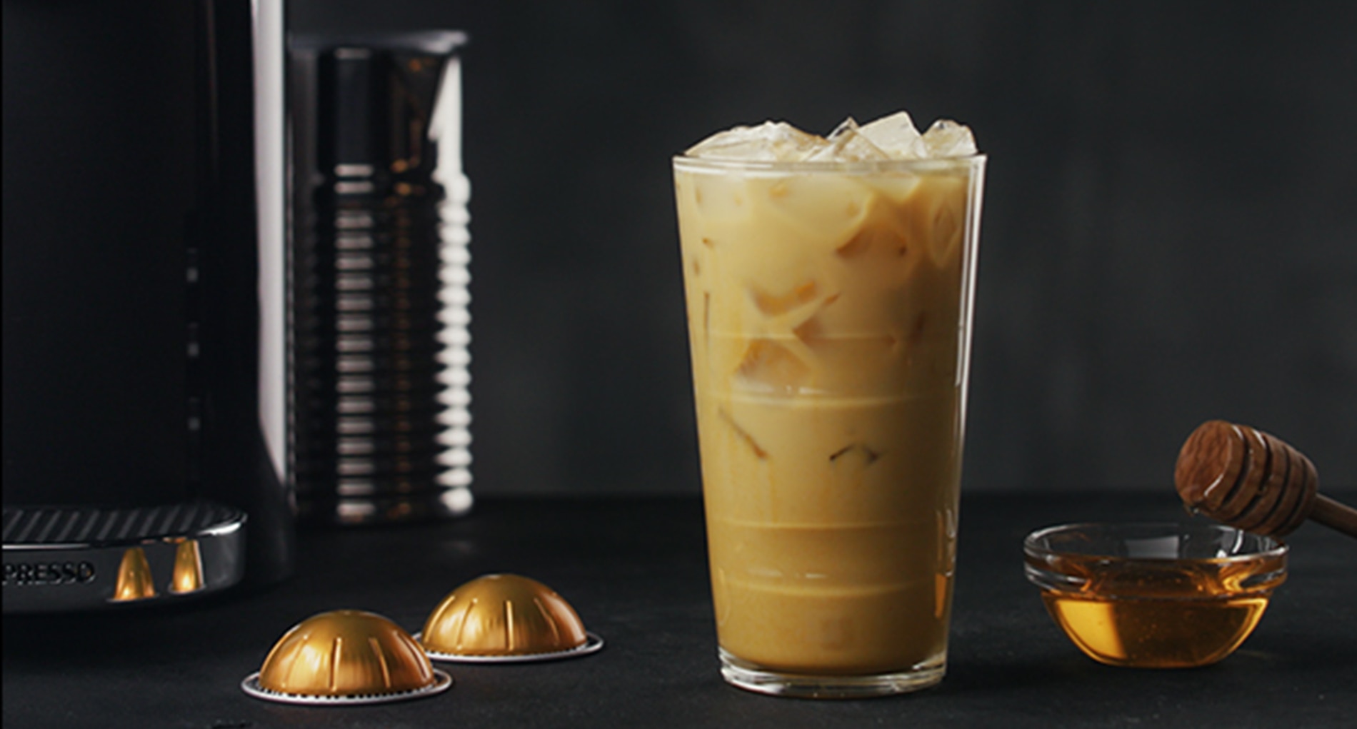 Milk and Honey Iced Coffee Recipe - Pinch of Yum