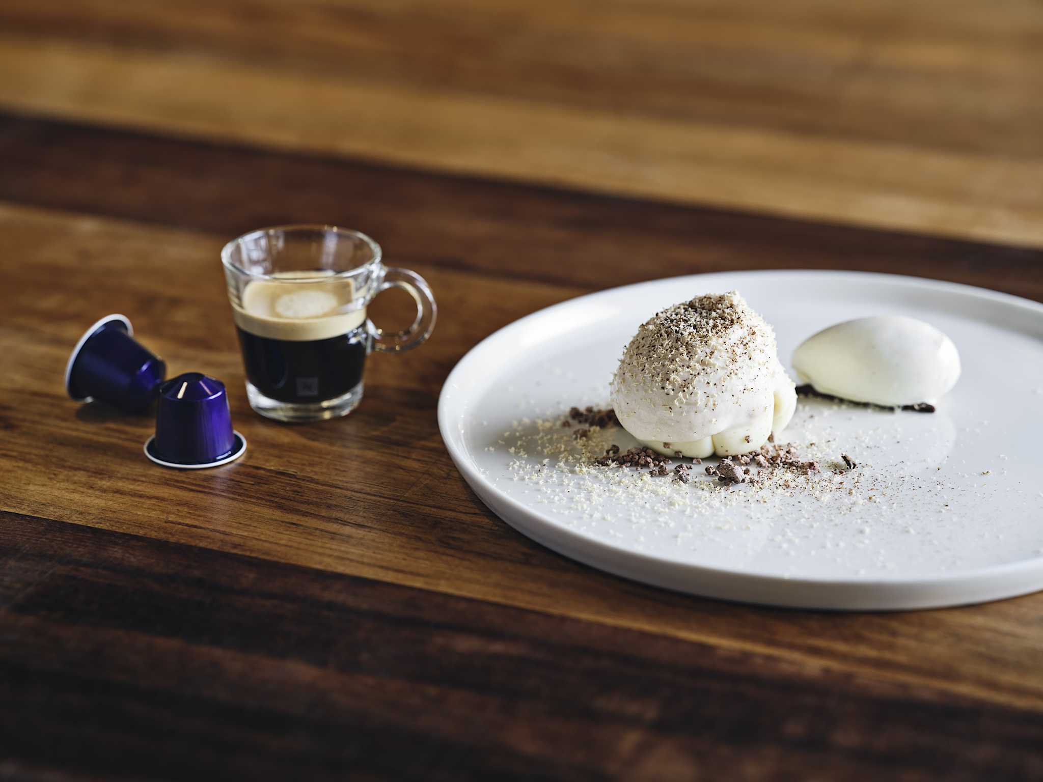 Panna Cotta with Arpeggio Ganache Nespresso NZ Nespresso Recipes