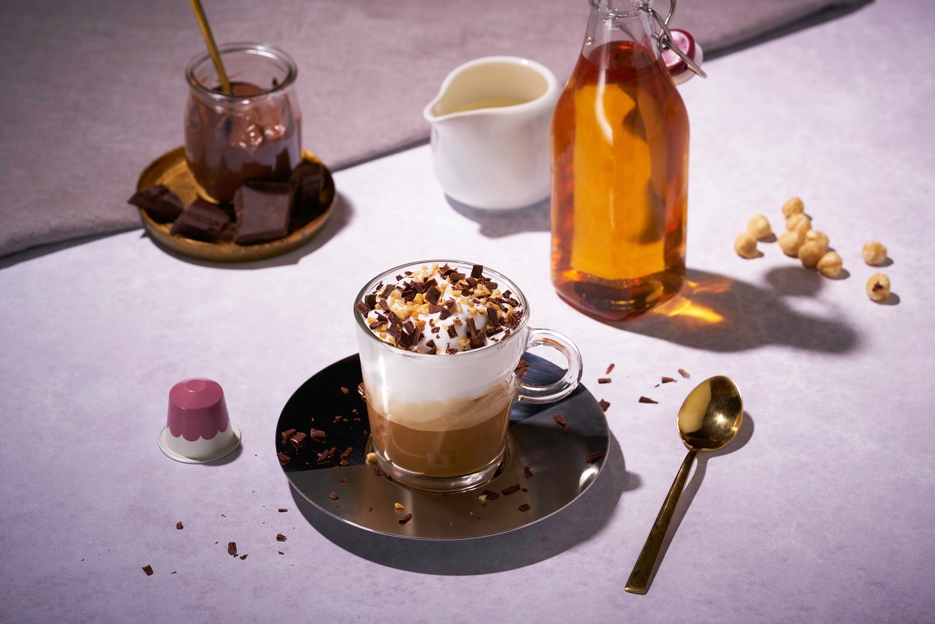 Cafe noisette: the recipe