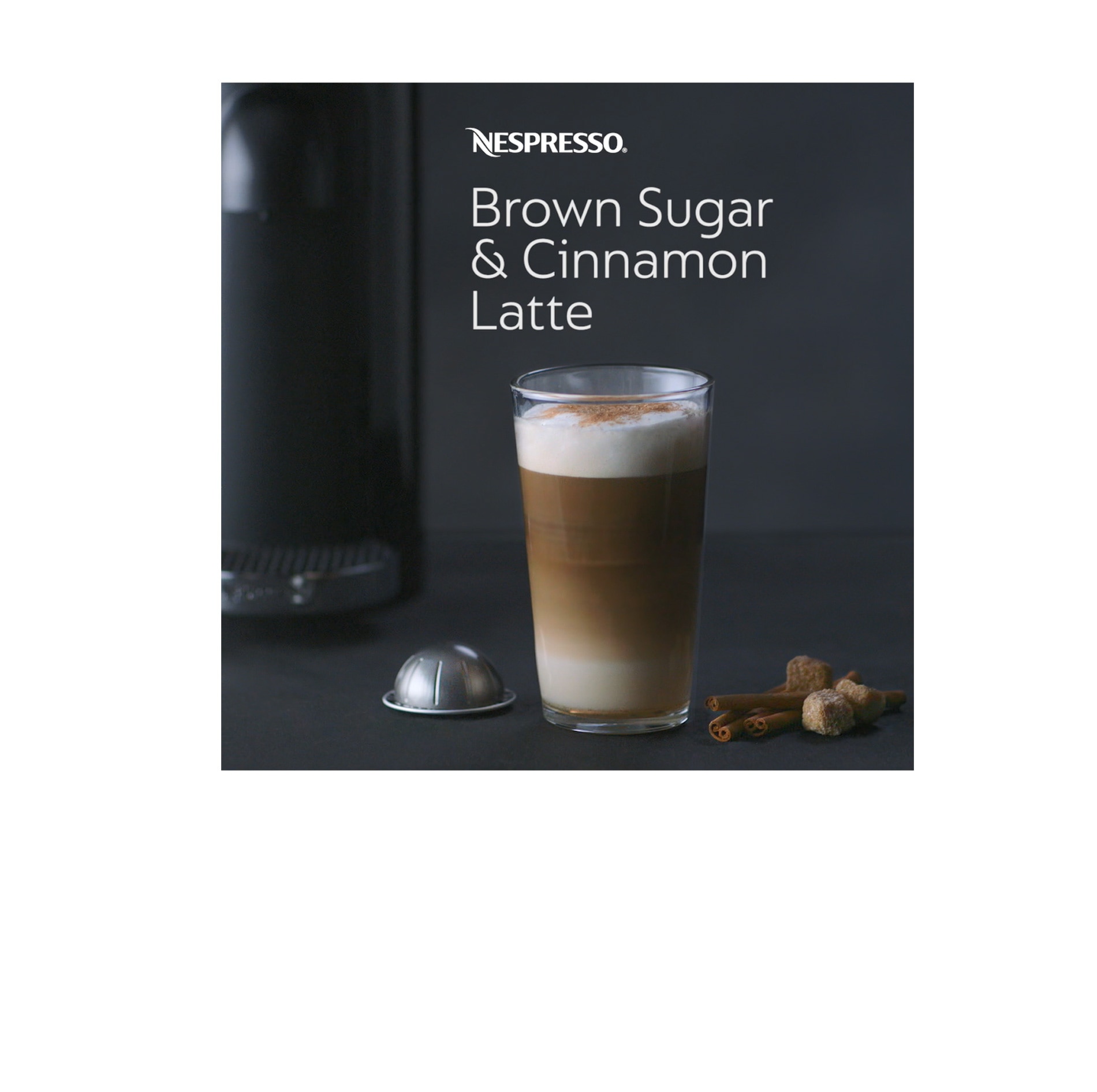 Brown Sugar & Cinnamon Latte Coffee Recipes Nespresso USA