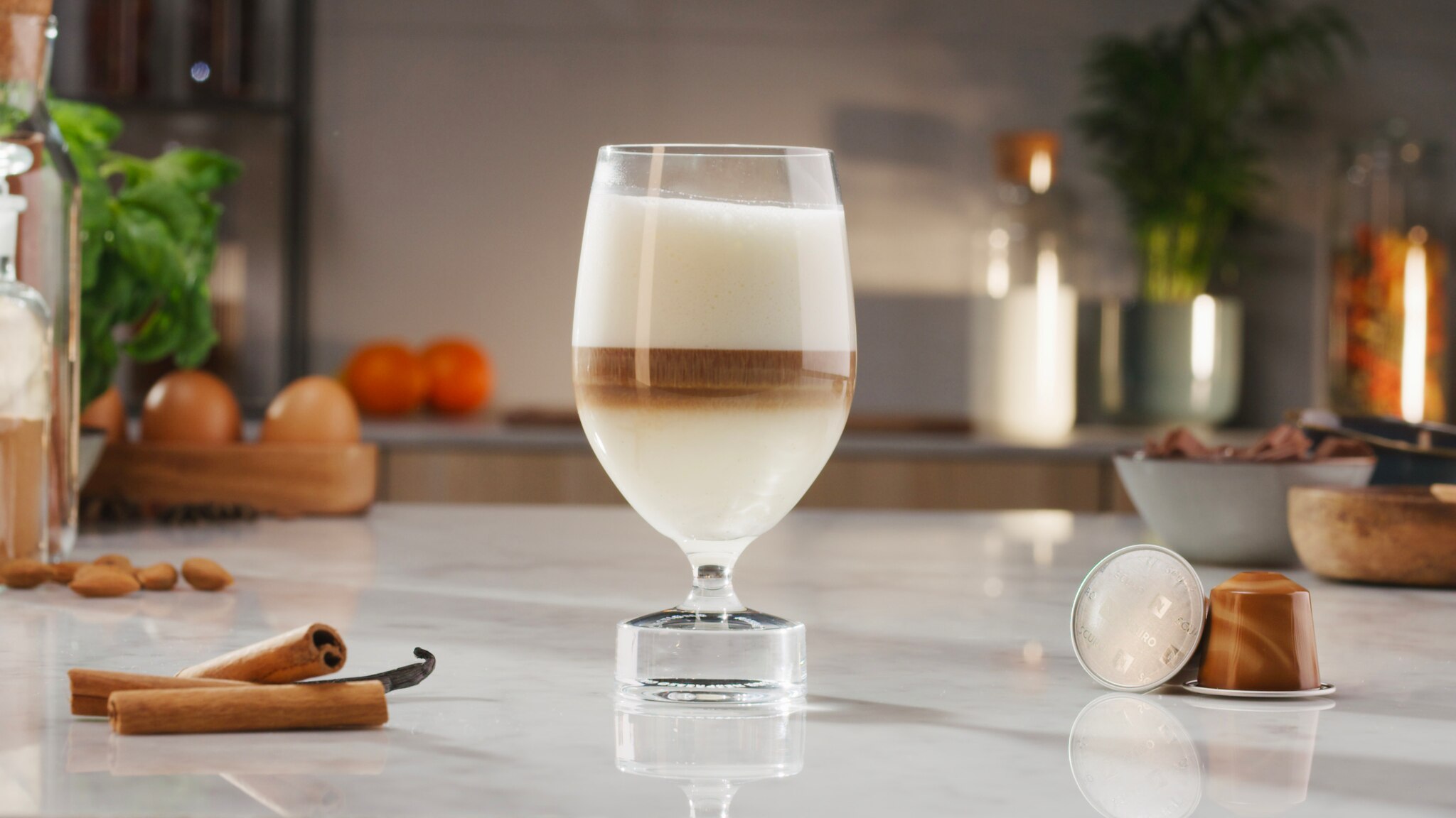 Eggnog latte Nespresso Recepten