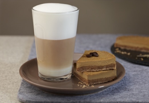 Kaffee-Cheesecake & Latte Macchiato