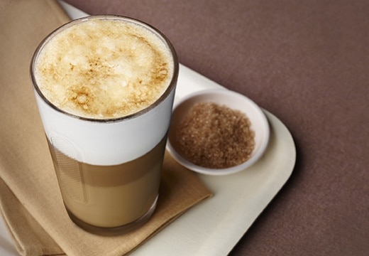 Double Crème Brulée Latte Macchiato - Nespresso Recipes
