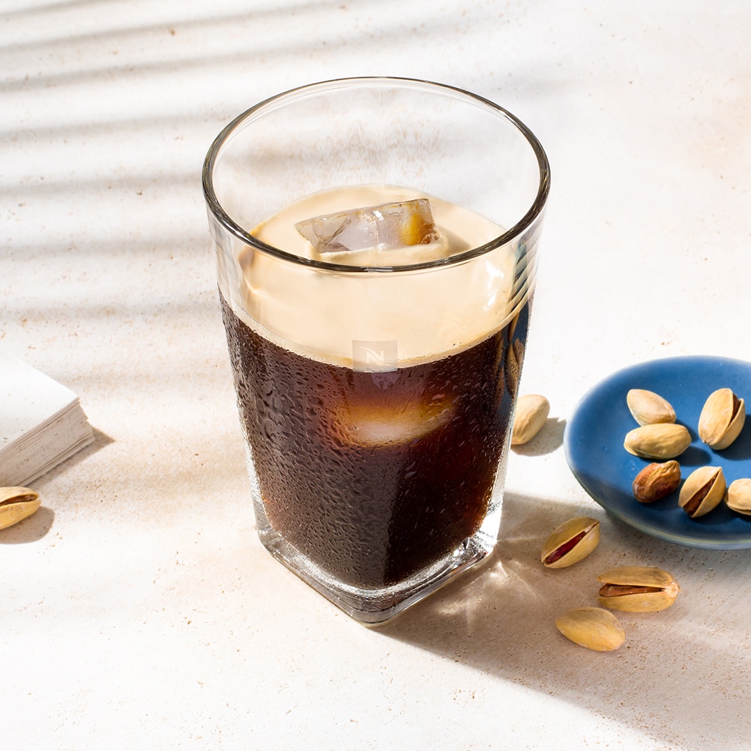 Nespresso Vertuo on ice macchiato - Nespresso Recipes