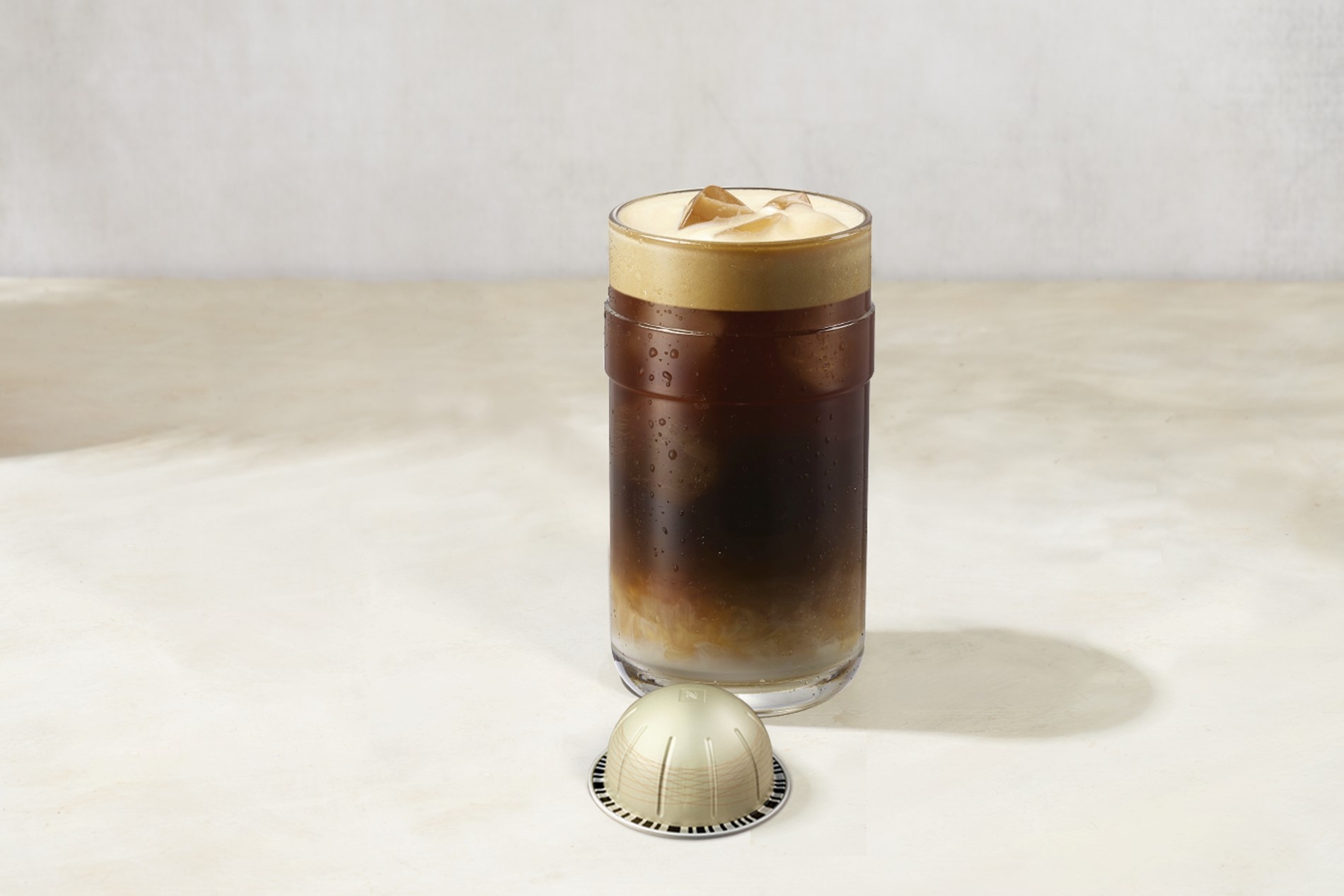 Nespresso Vertuo on ice macchiato