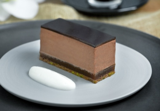 Pavé of Bitter Chocolate with Burnt Orange and Ristretto Coffee
