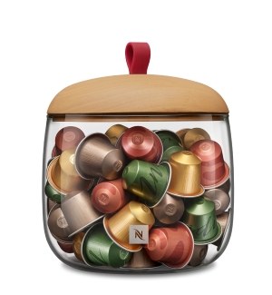 DISPLAY Mia Dispenser with Wooden Lid