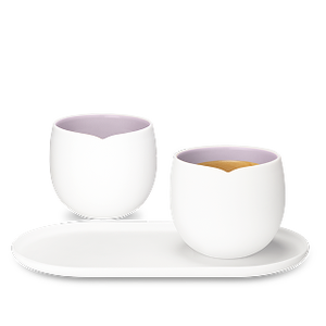 Origin Lungo set with tray, Lavender