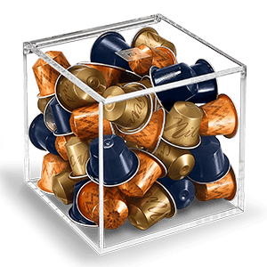 Display Cube Capsule Dispenser