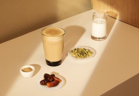 Date & Cardamom Creamy Latte