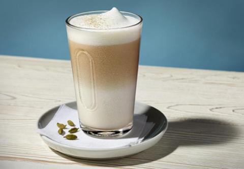 Iced Cardamom Macchiato