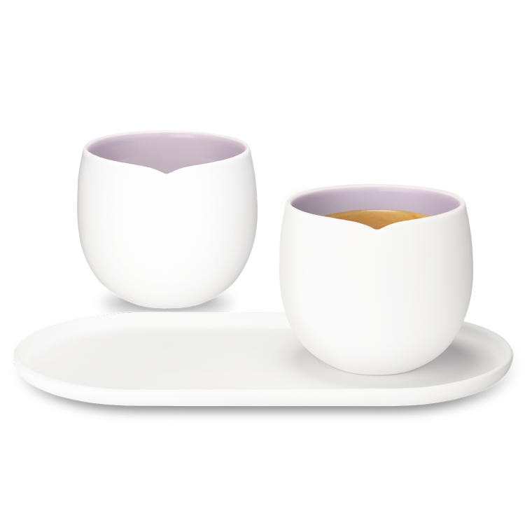 أوريجن لاڤندر - طقم لونغو مع صينية