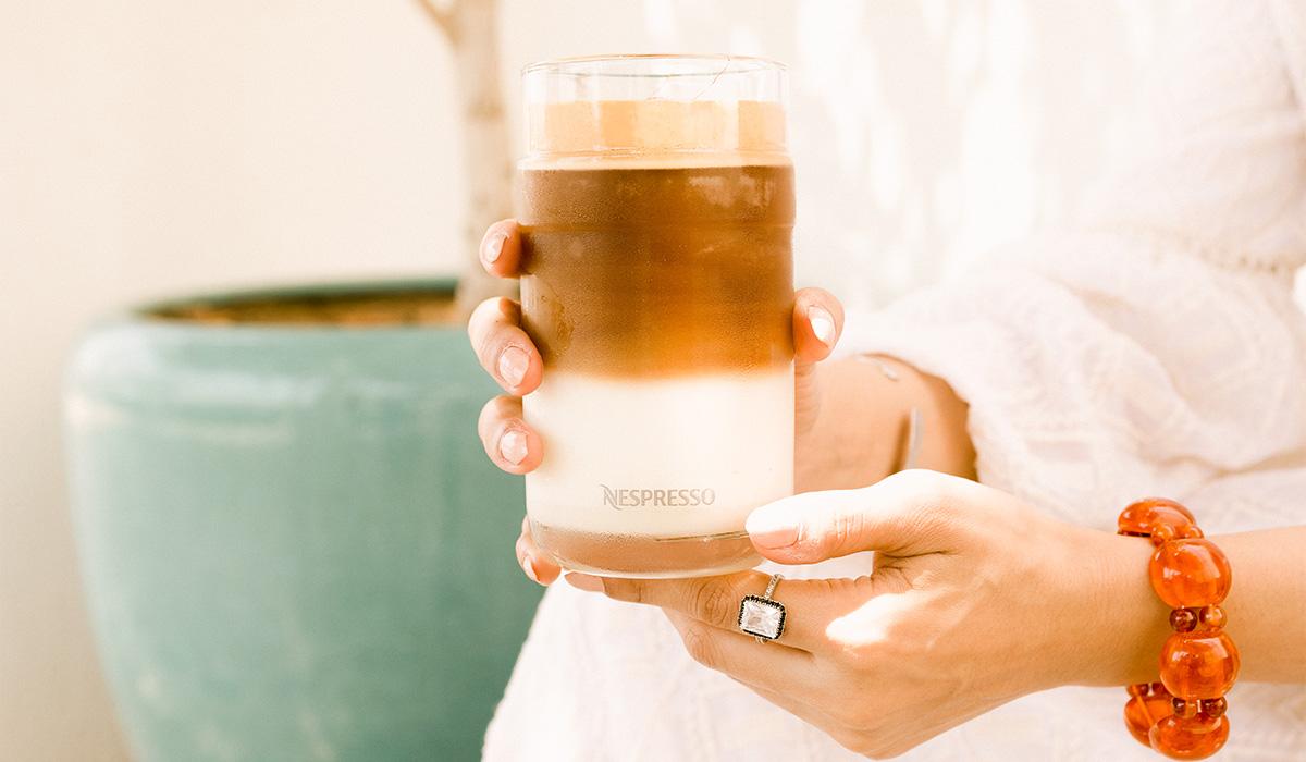 Exotic Saffron Ice Latte Recipe