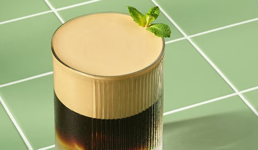 Iced Coconut Vanilla Mint Mocktail