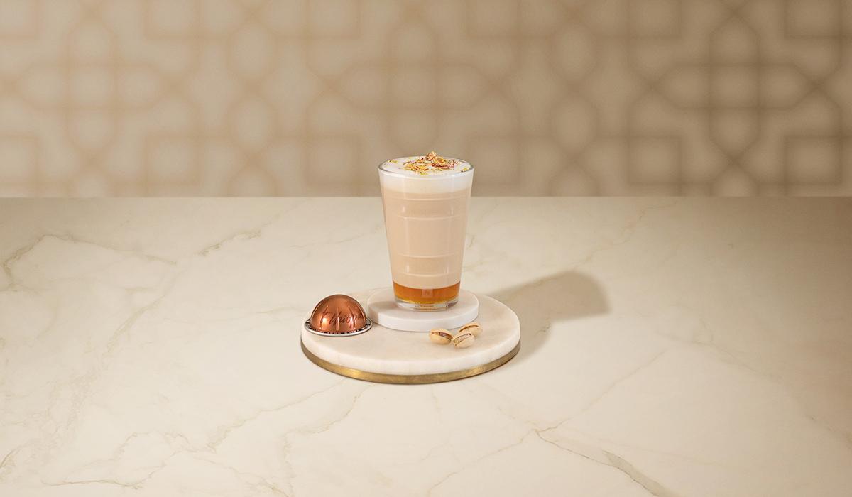 Delicate Rose & Pistachio Latte Recipe