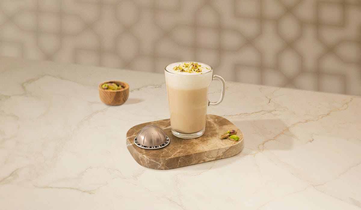 White Chocolate Pistachio Frappe Recipe
