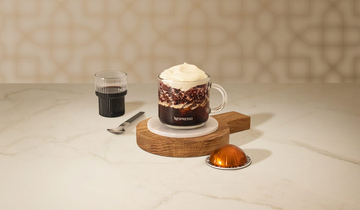 Vimto Caffe Con Panna Caffee Recipe