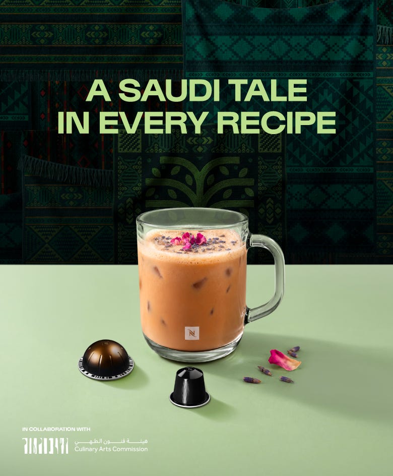Six Nespresso coffee recipes made with Taif rose