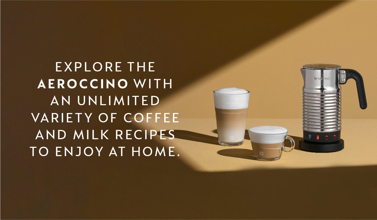 Aeroccino Banner in English