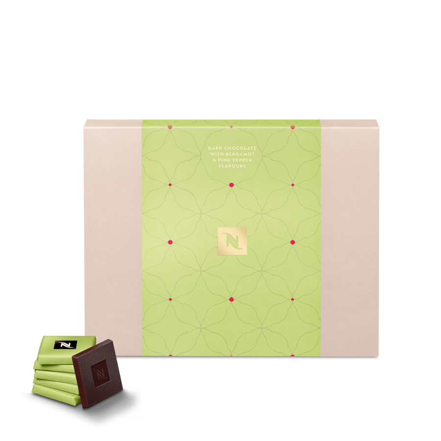 むっくりん Nespresso18本 Dark Chocolate Limited Edition Bergamote & Pink Pepper- Nespresso