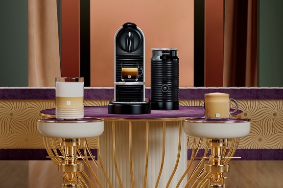 Citiz&Milk Platinum Stainless Steel - Coffee With Milk - Nespresso™ GR
