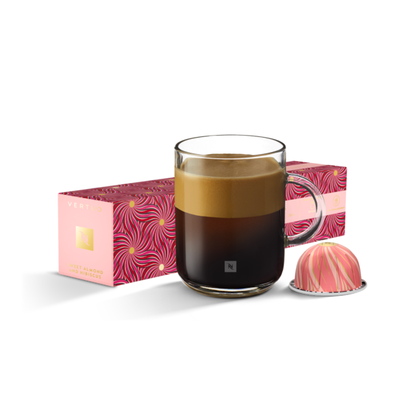 Nespresso Sweet Almond and Hibiscus Vertuo capsule product image