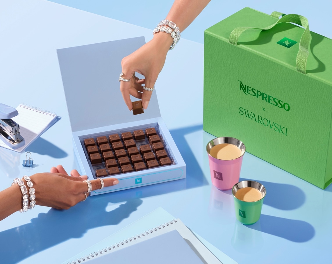 Nespresso x Swarovski Milk Chocolate cubes - Nespresso™ SK